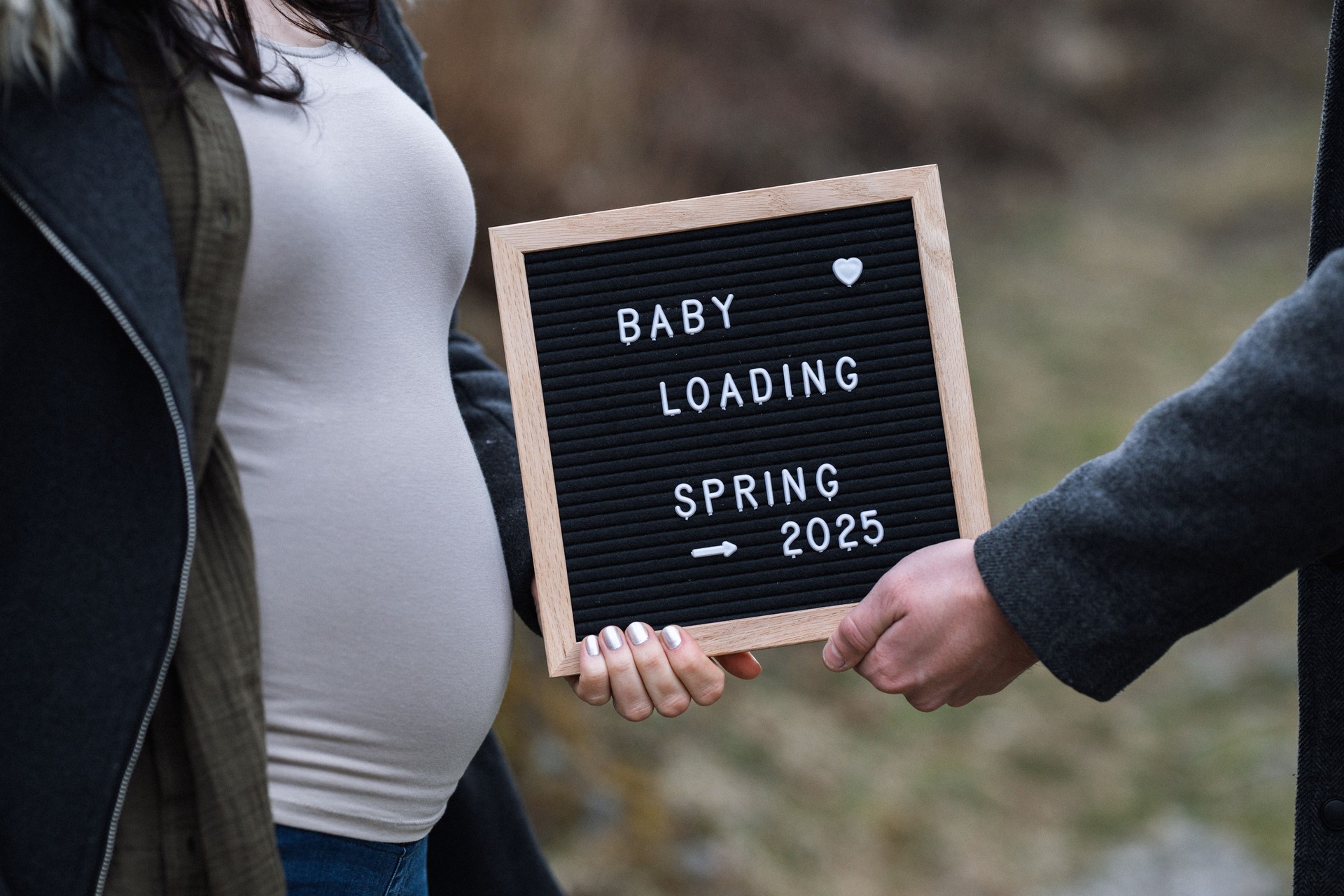 Schild Baby Loading